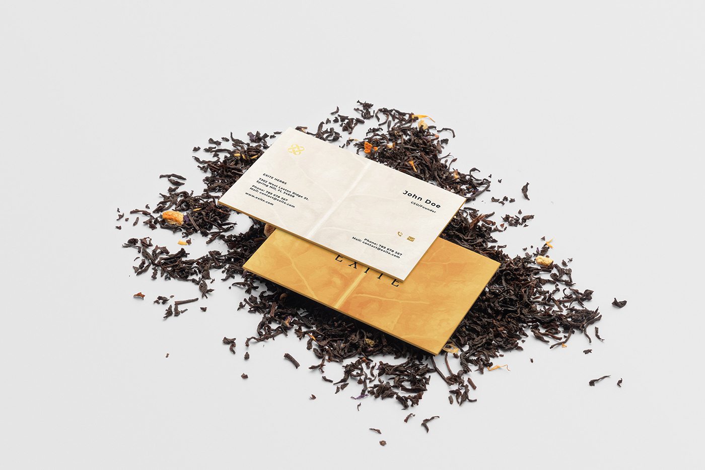 树立极简主义的草药茶品牌包装设计(图2)